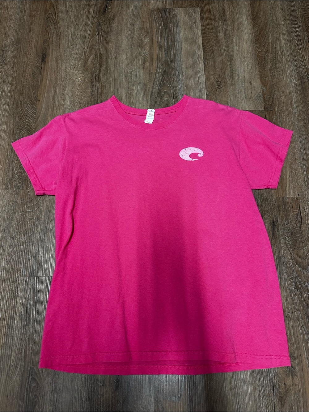 Costa Hot Pink Short-Sleeve Logo Tee